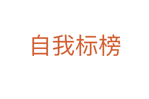 自我標(biāo)榜